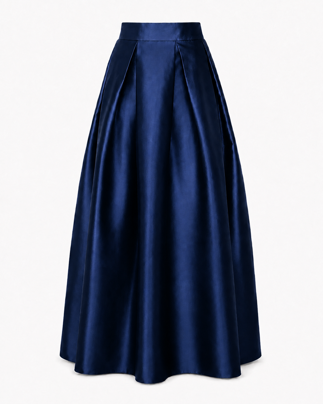 Falda Martina FL Tafeta mate azul