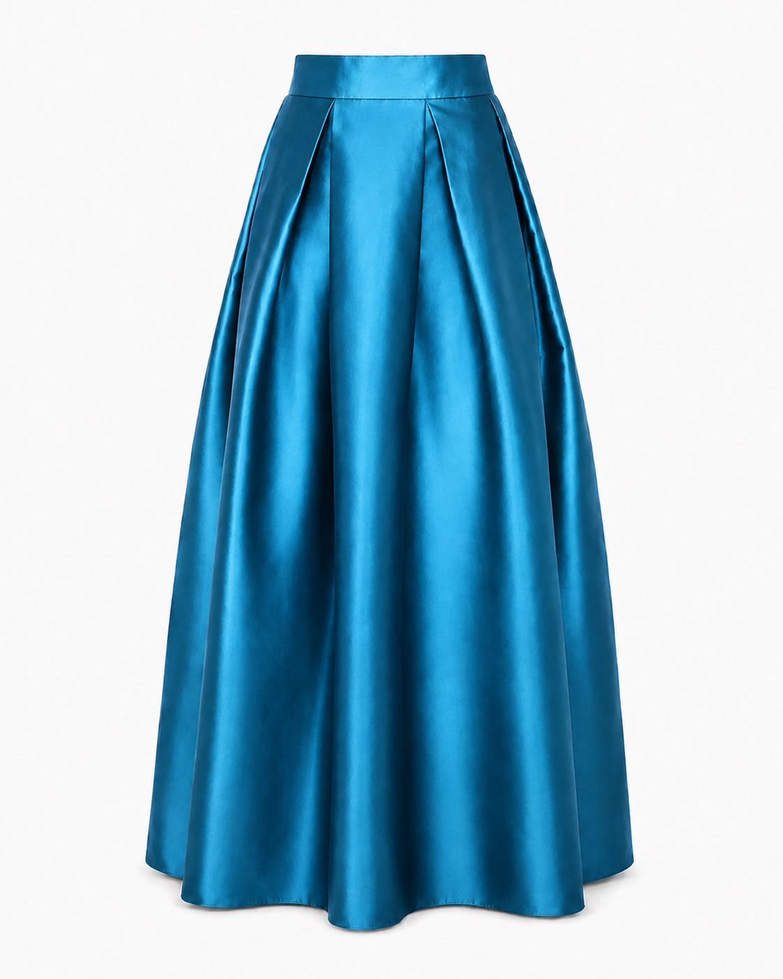 Falda Martina FL Tafeta mate azul